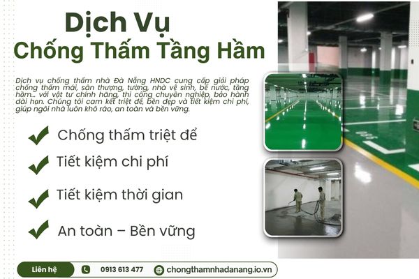 <p dir="ltr" style="text-align: center;" role="presentation"><strong>Chống Thấm Tầng Hầm</strong></p>